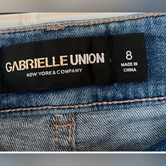 NY & Comp Gabrielle Union Jeans Size 8 - Picture 3 of 6
